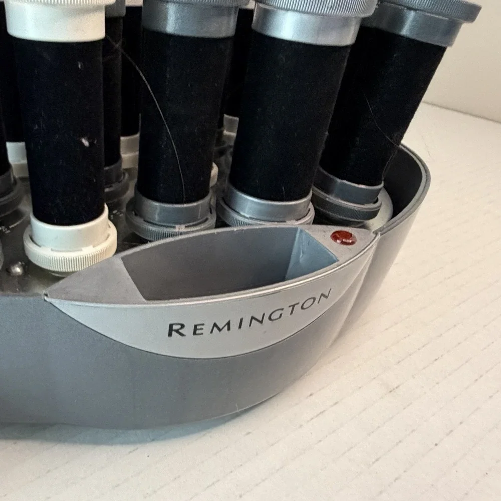 Remington Hot Rollers Curlers Model KF-201 Set 19 Velvet Clips 3‎ Sizes Tested